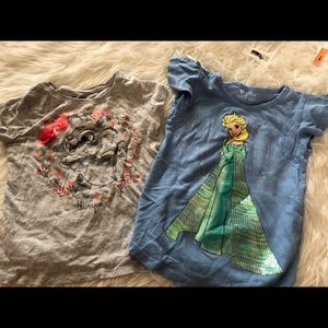 Disney and patterned tees